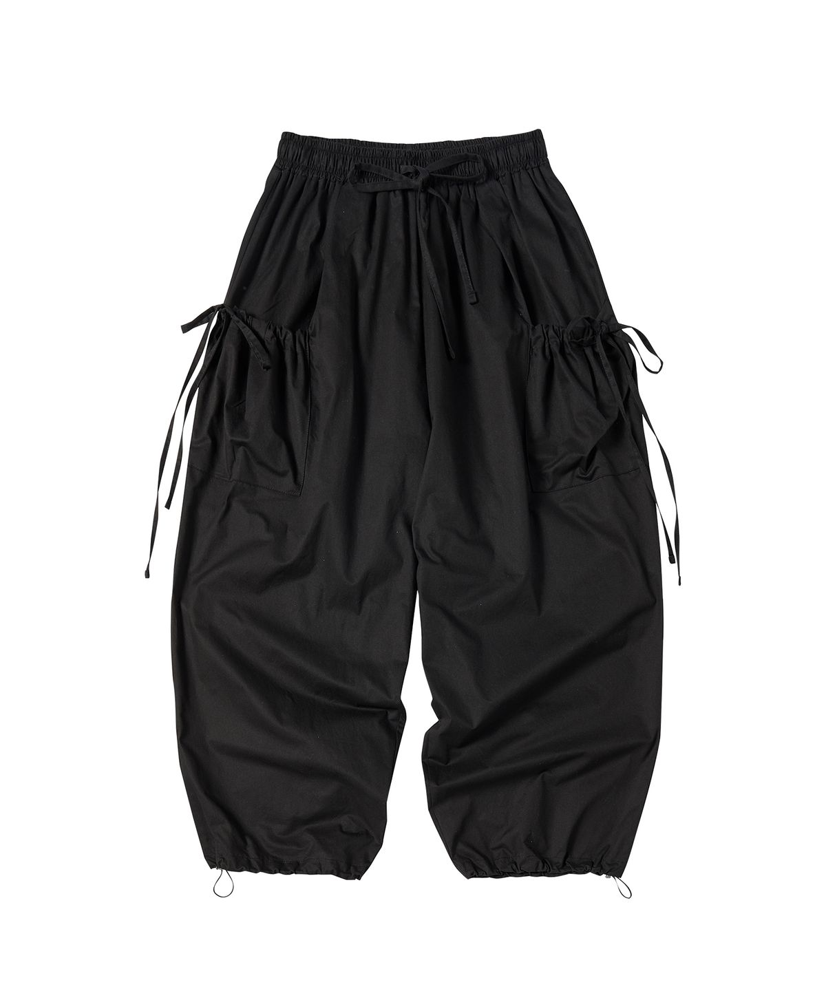 꼬모니노즈(COMONINOZ) W BIG POCKET PANTS [BLACK]