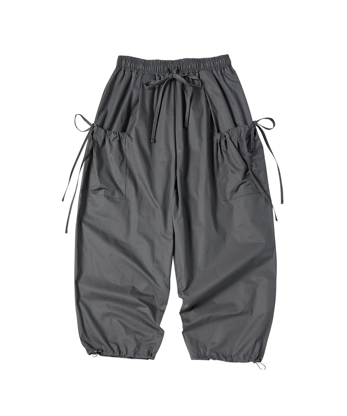 꼬모니노즈(COMONINOZ) W BIG POCKET PANTS [DEEP GRAY]