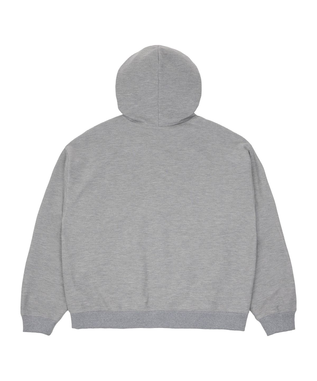 유니버스 가먼트(UNIVERSE GARMENT) 그래피티 와플 후드 집업_MELANGE GREY