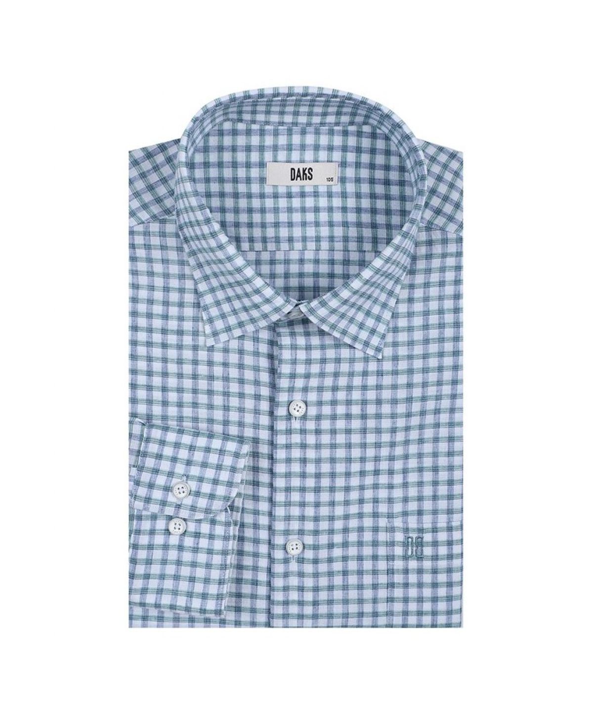 닥스셔츠(DAKS SHIRTS) 린넨혼방 스몰체크 캐주얼 셔츠_DLS3SHCL111B1