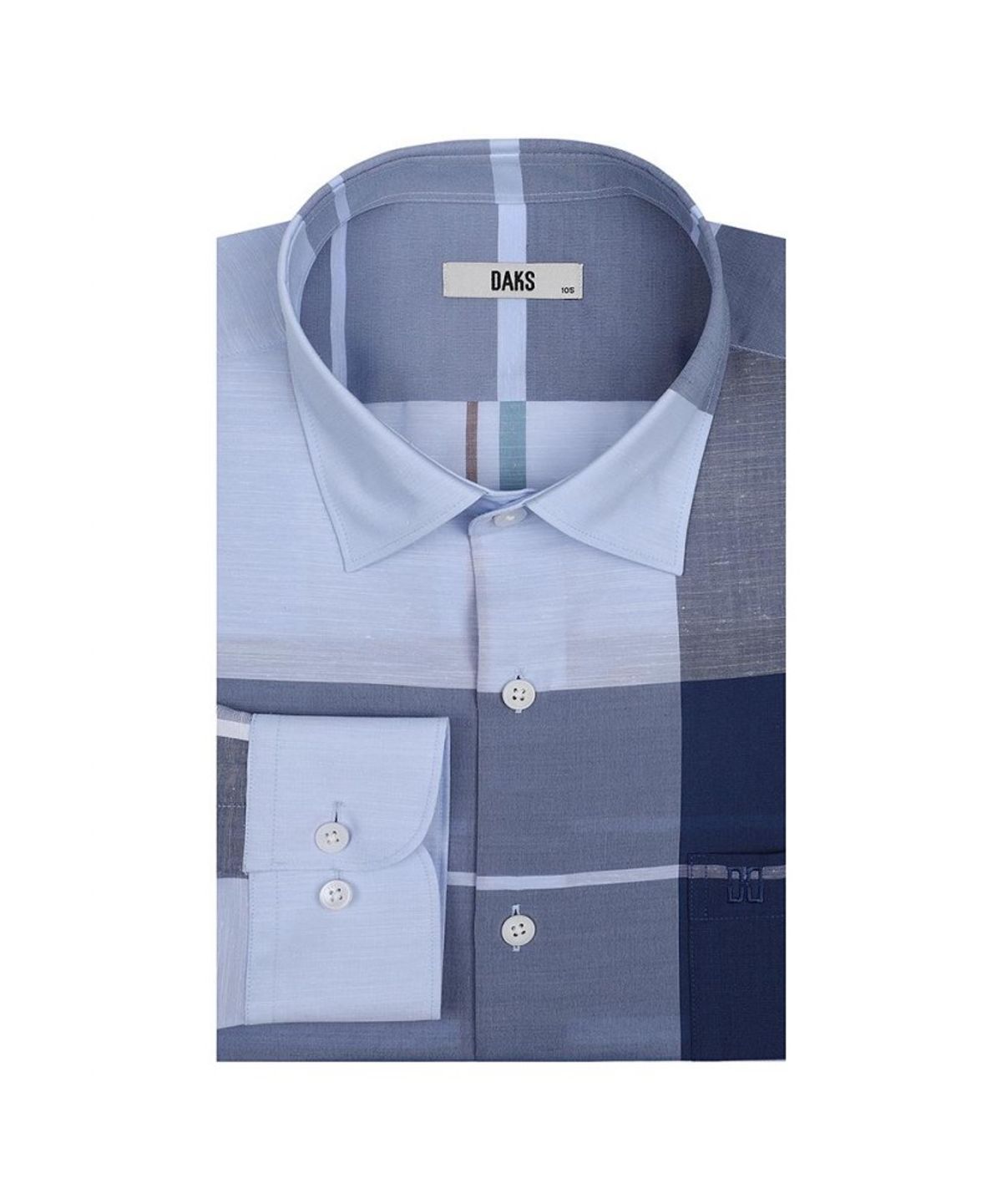닥스셔츠(DAKS SHIRTS) 린넨혼방 이지케어 슈퍼빅체크 셔츠_DLS1SHCL101B1