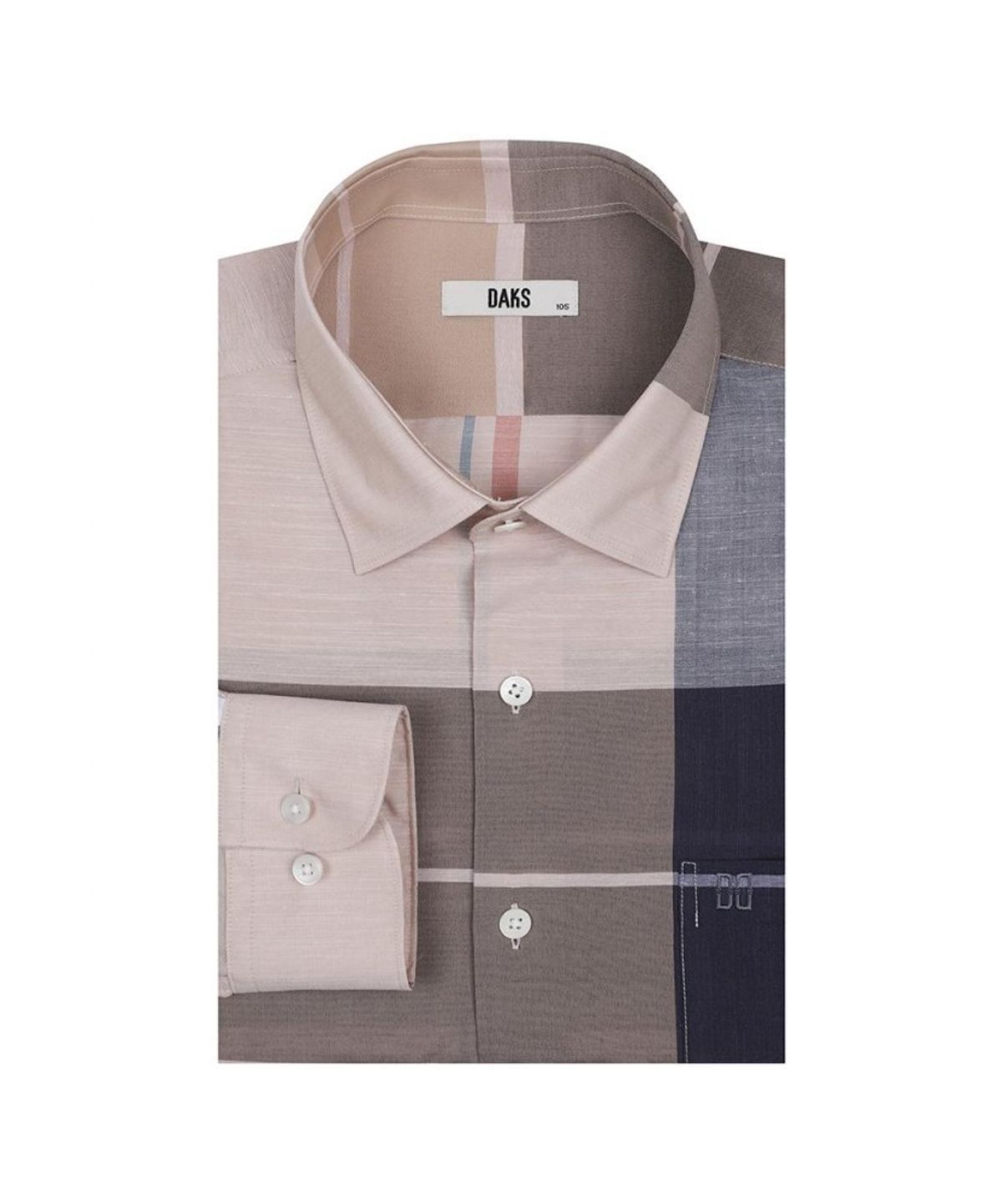 닥스셔츠(DAKS SHIRTS) 린넨혼방 이지케어 슈퍼빅체크 셔츠_DLS1SHCL101W1