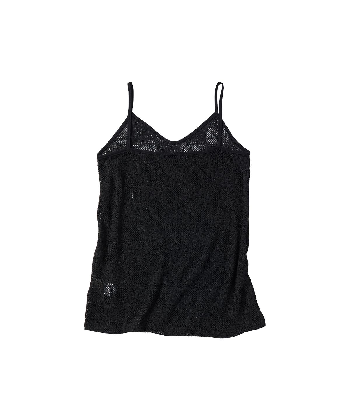 꼬모니노즈(COMONINOZ) W CROCHET SLEEVELESS ONE PIECE [BLACK]