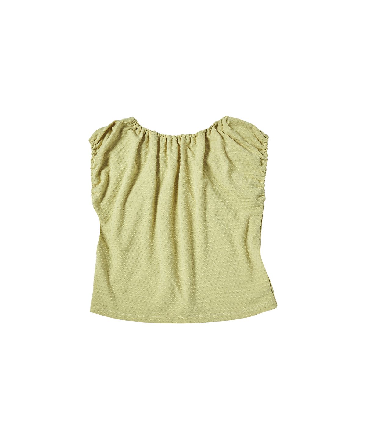 꼬모니노즈(COMONINOZ) W FLOWER TWO WAY T-SHIRT [GREEN]