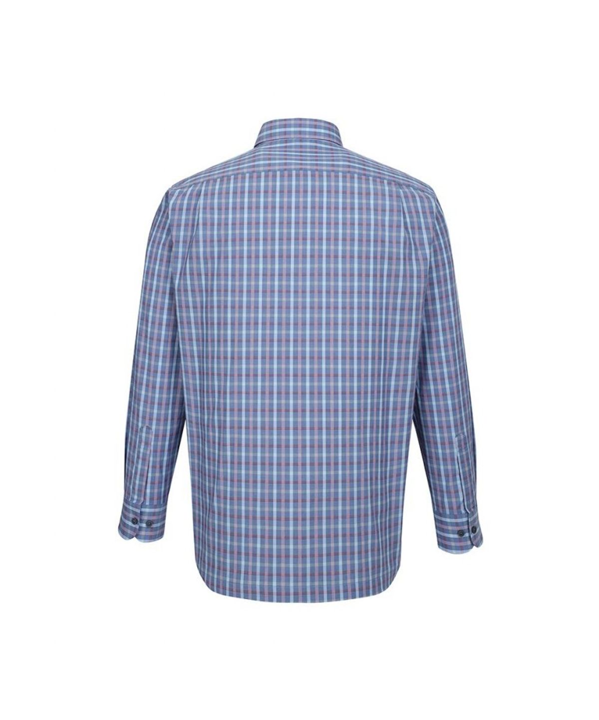 닥스셔츠(DAKS SHIRTS) 코튼혼방 스몰체크 셔츠 레귤러핏 블루_DLP2SHCL110B1