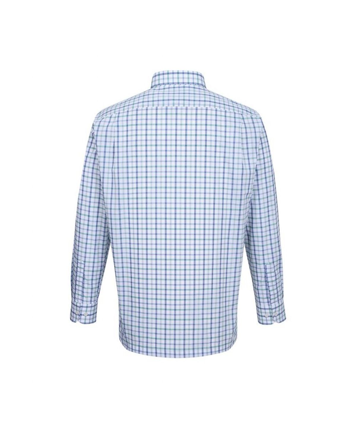 닥스셔츠(DAKS SHIRTS) 코튼혼방 스몰체크 셔츠 레귤러핏 화이트_DLP2SHCL110A1