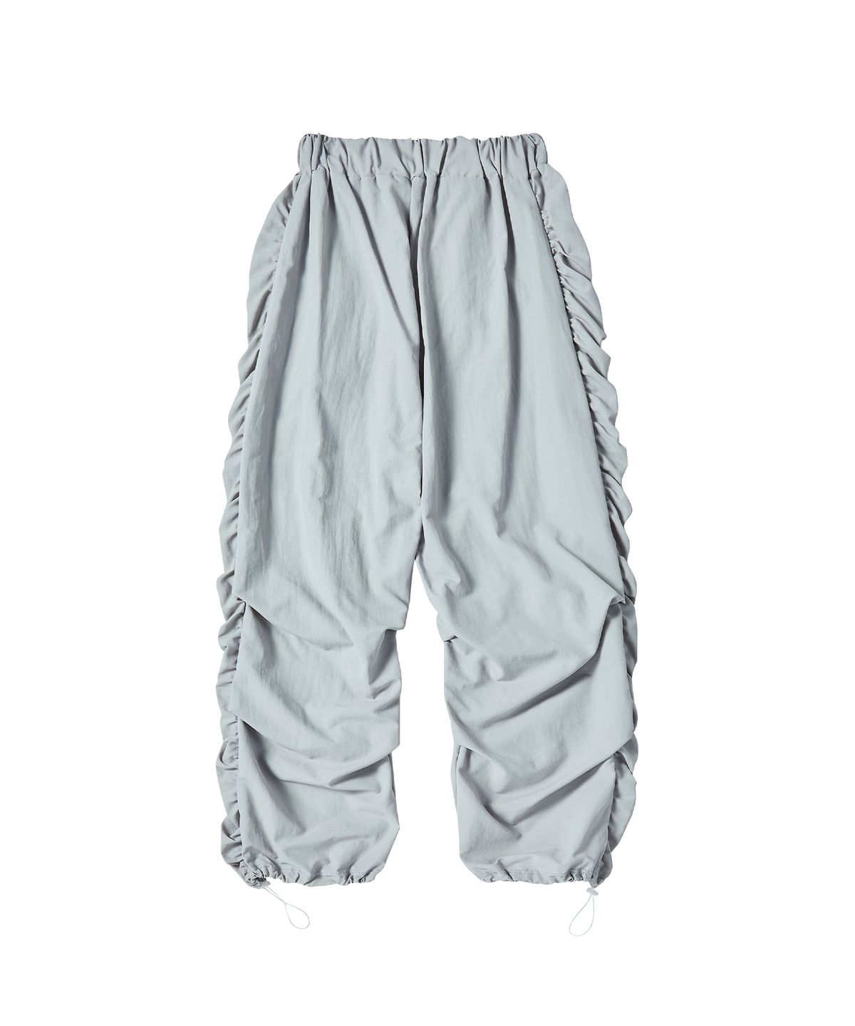 꼬모니노즈(COMONINOZ) W SHIRRING NYLON PANTS [GRAY]