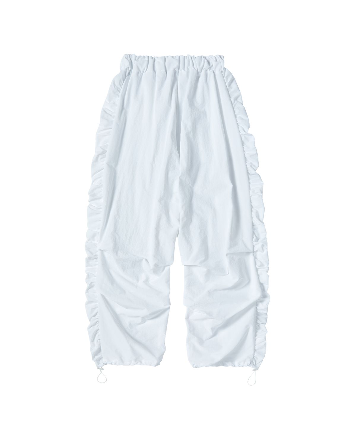 꼬모니노즈(COMONINOZ) W SHIRRING NYLON PANTS [IVORY]