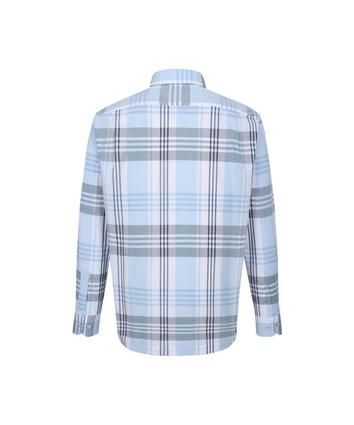 닥스셔츠(DAKS SHIRTS) 코튼혼방 스몰체크 셔츠 레귤러핏 블루_DLP2SHCL130B1