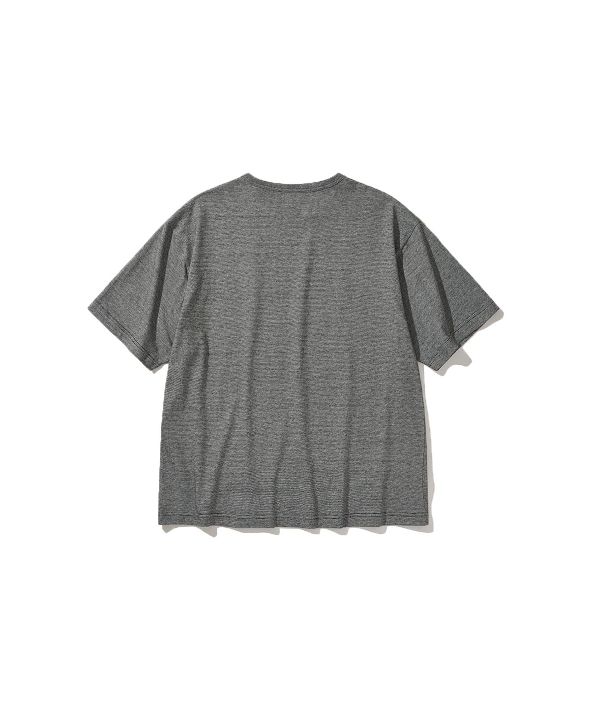 히즈핸더(HISHANDER) FINE STRIPE S/S TEE BLACK
