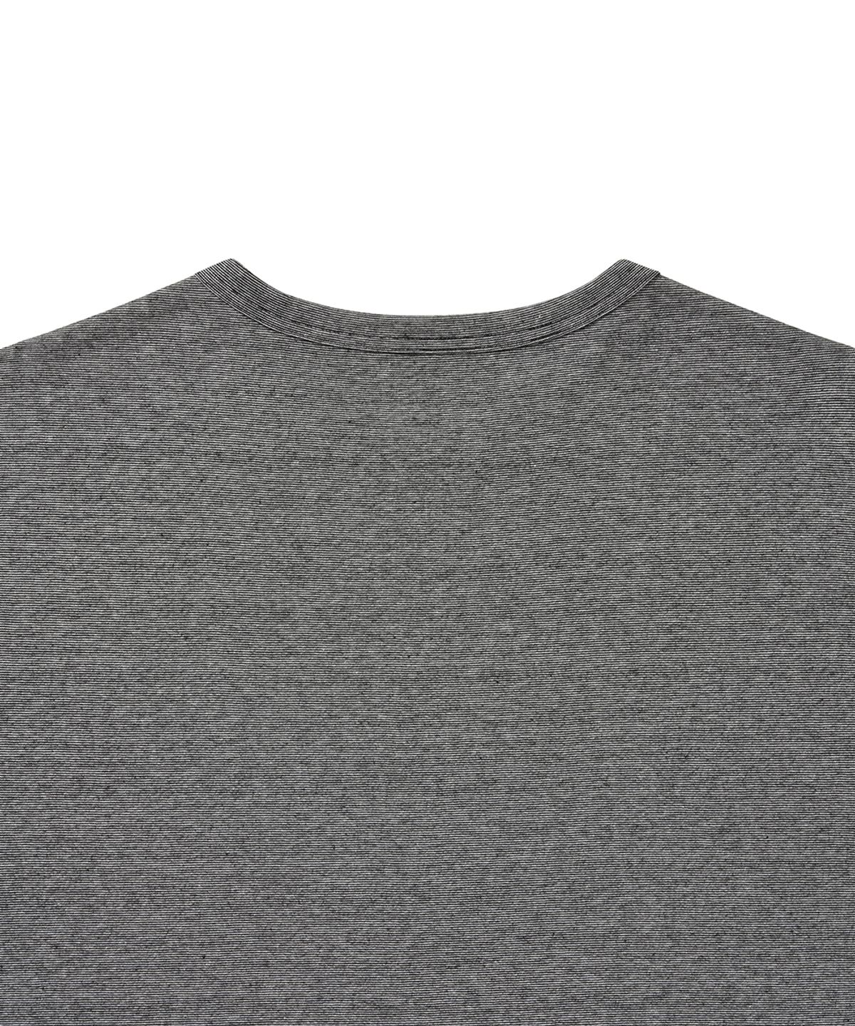 히즈핸더(HISHANDER) FINE STRIPE S/S TEE BLACK