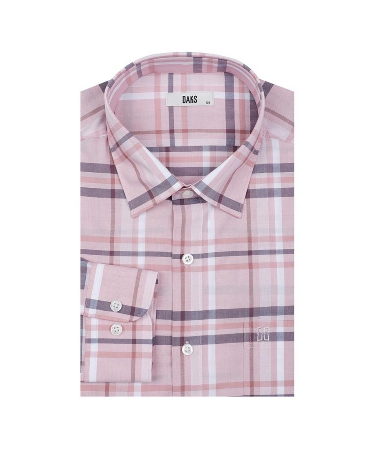 닥스셔츠(DAKS SHIRTS) 코튼혼방 미듐체크 셔츠 레귤러핏 핑크_DLP2SHCL120P1