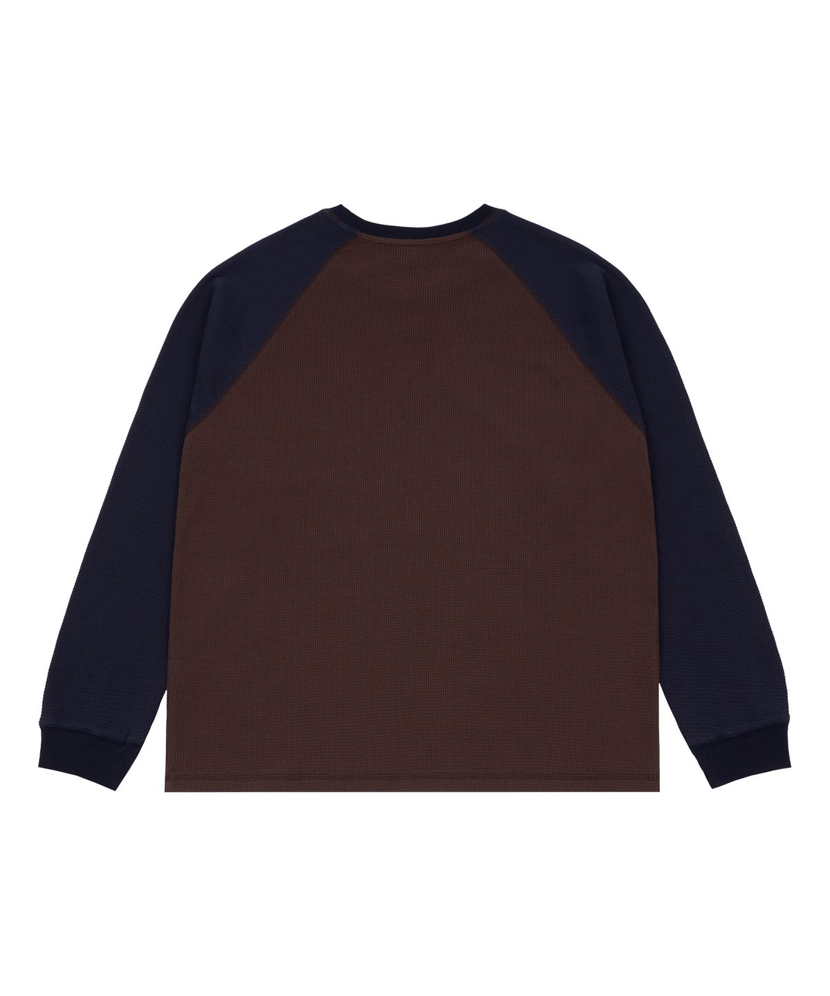 유니버스 가먼트(UNIVERSE GARMENT) HTG 와플 라글랑 티셔츠_BROWN
