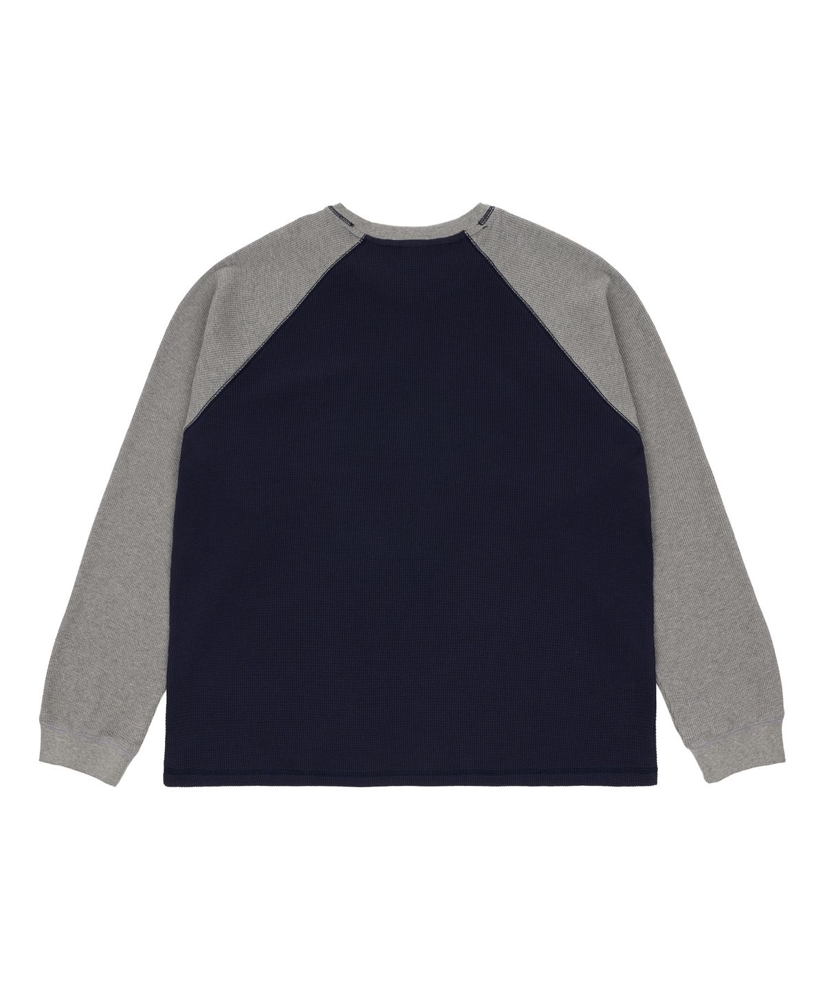 유니버스 가먼트(UNIVERSE GARMENT) HTG 와플 라글랑 티셔츠_NAVY