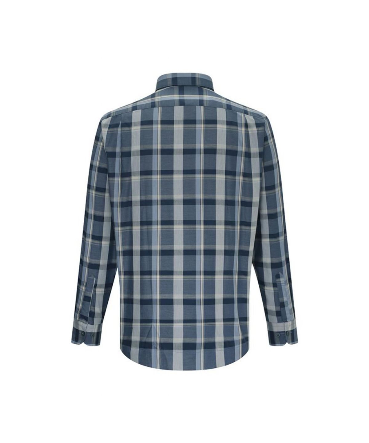 닥스셔츠(DAKS SHIRTS) 면혼방 미디움 체크 캐주얼 셔츠 레귤러핏 네이비_DLA2SHCL123N1