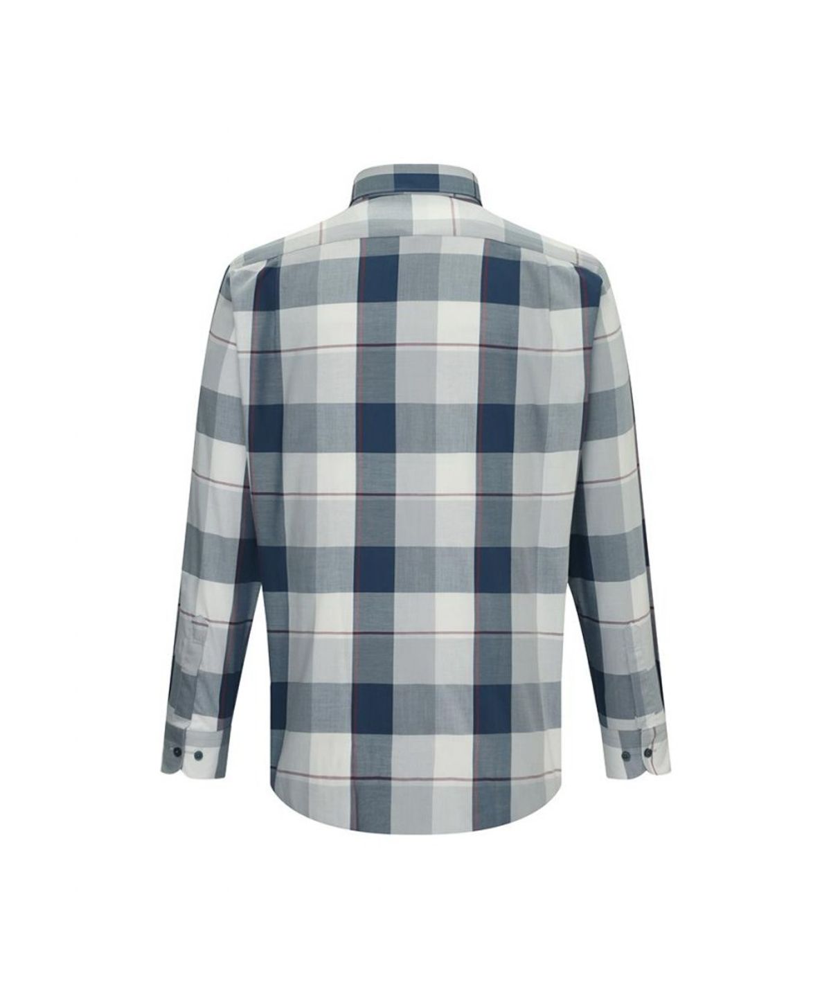 닥스셔츠(DAKS SHIRTS) 면혼방 빅 체크 캐주얼 셔츠 레귤러핏 그레이_DLA2SHCL143G1