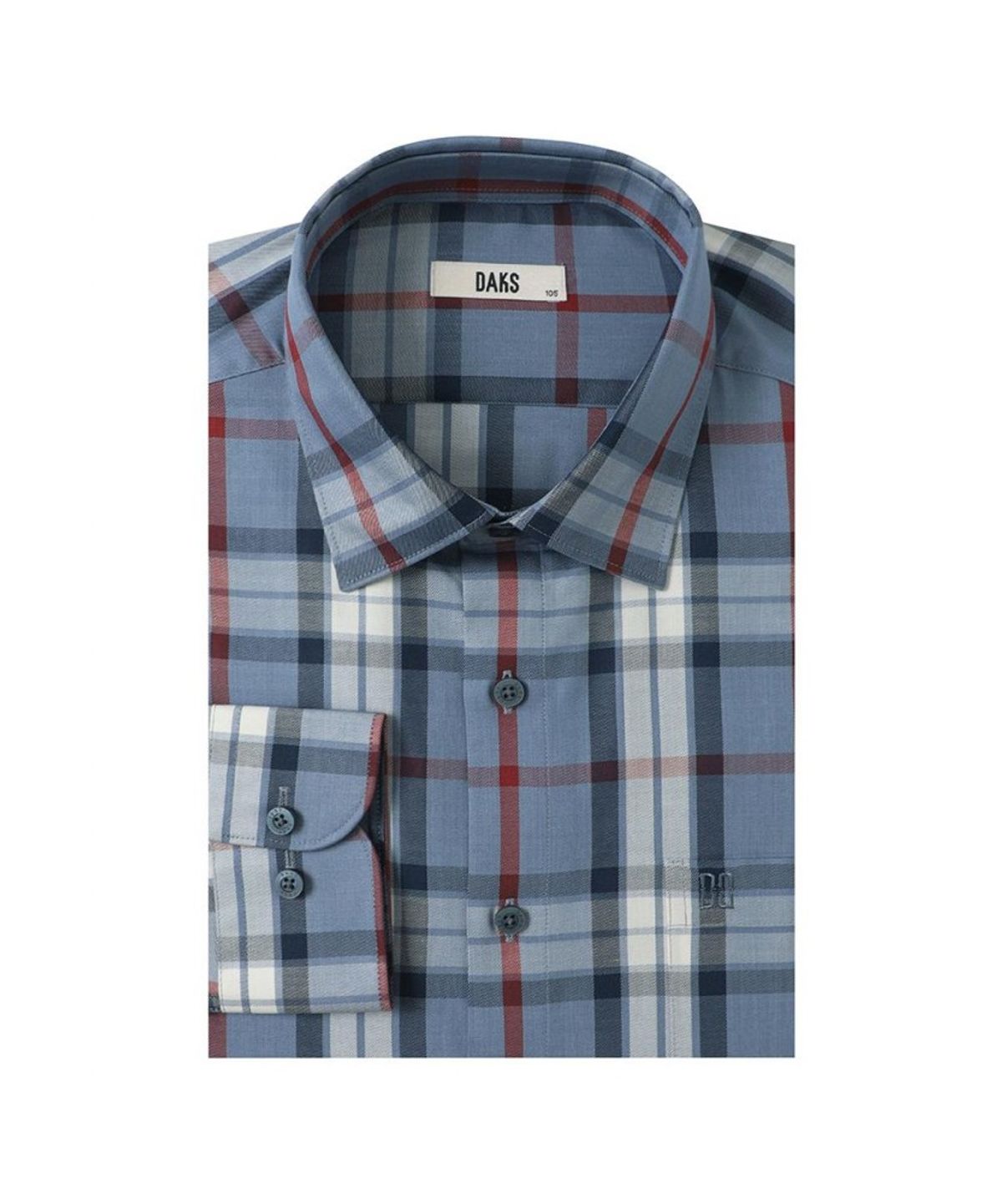 닥스셔츠(DAKS SHIRTS) 면혼방 미디움 체크 캐주얼 긴팔셔츠_DLA2SHCL121N1