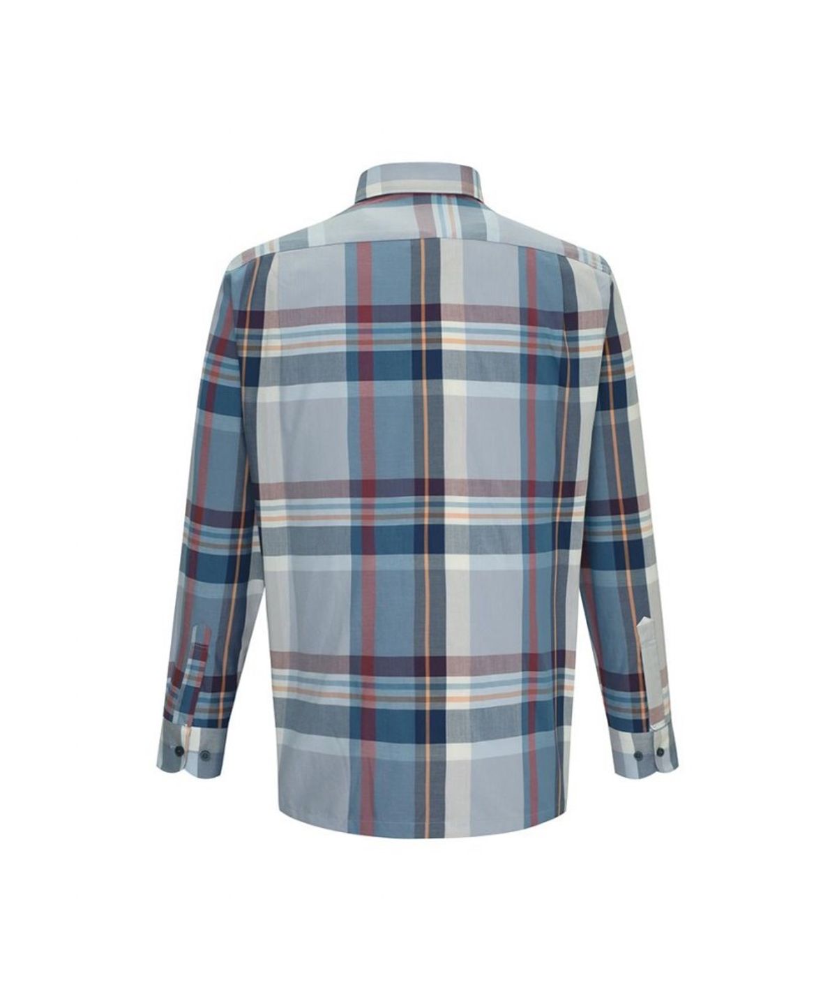 닥스셔츠(DAKS SHIRTS) 면혼방 빅 체크 캐주얼 셔츠 레귤러핏 네이비_DLA2SHCL142N1