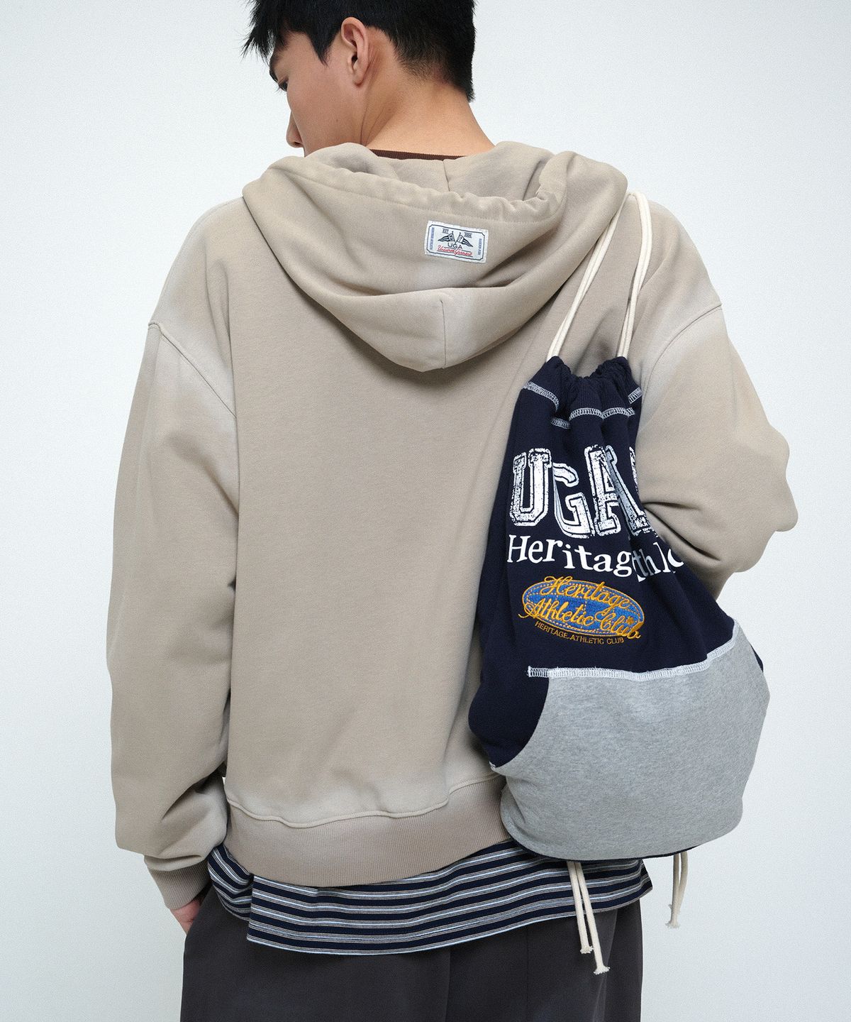 유니버스 가먼트(UNIVERSE GARMENT) 유니버스 싸인 저지 스트링백_NAVY