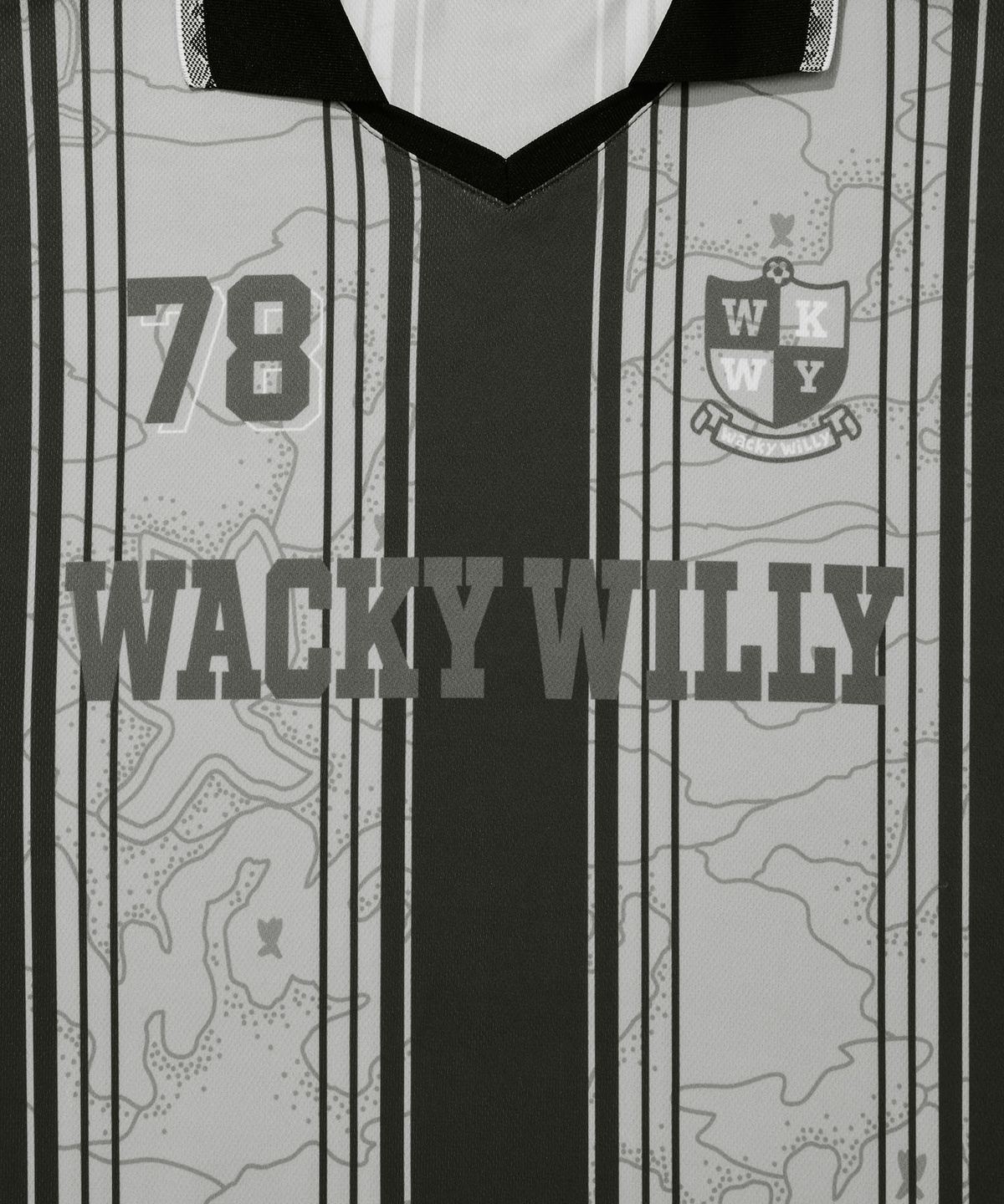 와키윌리(WACKY WILLY) WKWY 긴팔티셔츠 블랙
