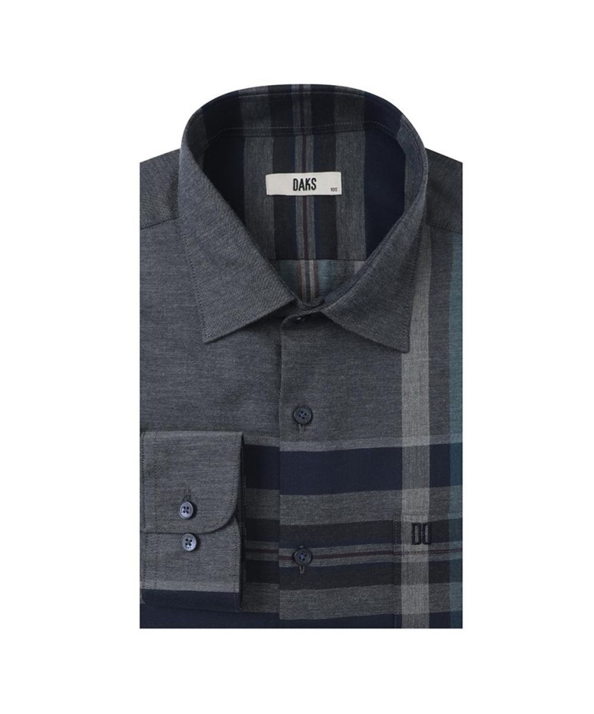 닥스셔츠(DAKS SHIRTS) 이지케어 면혼방 슈퍼빅체크 셔츠 레귤러핏_DLA1SHCL102N1
