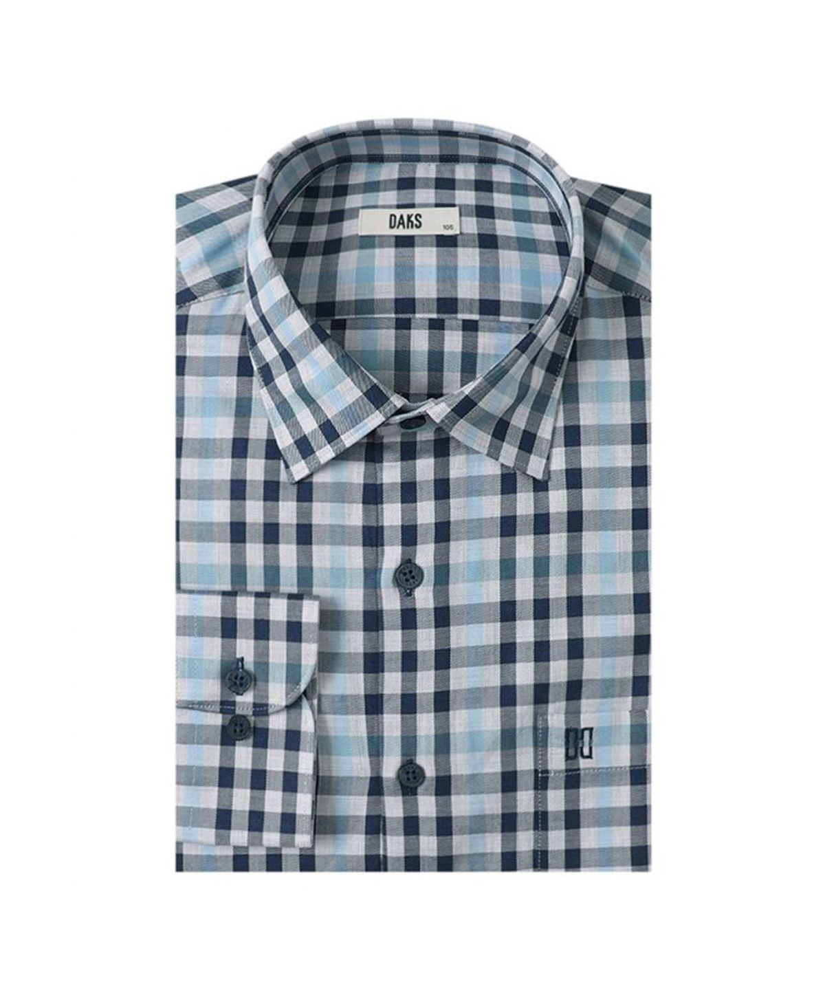 닥스셔츠(DAKS SHIRTS) 코튼100 스몰체크 캐주얼 셔츠_DLA3SHCL110G1