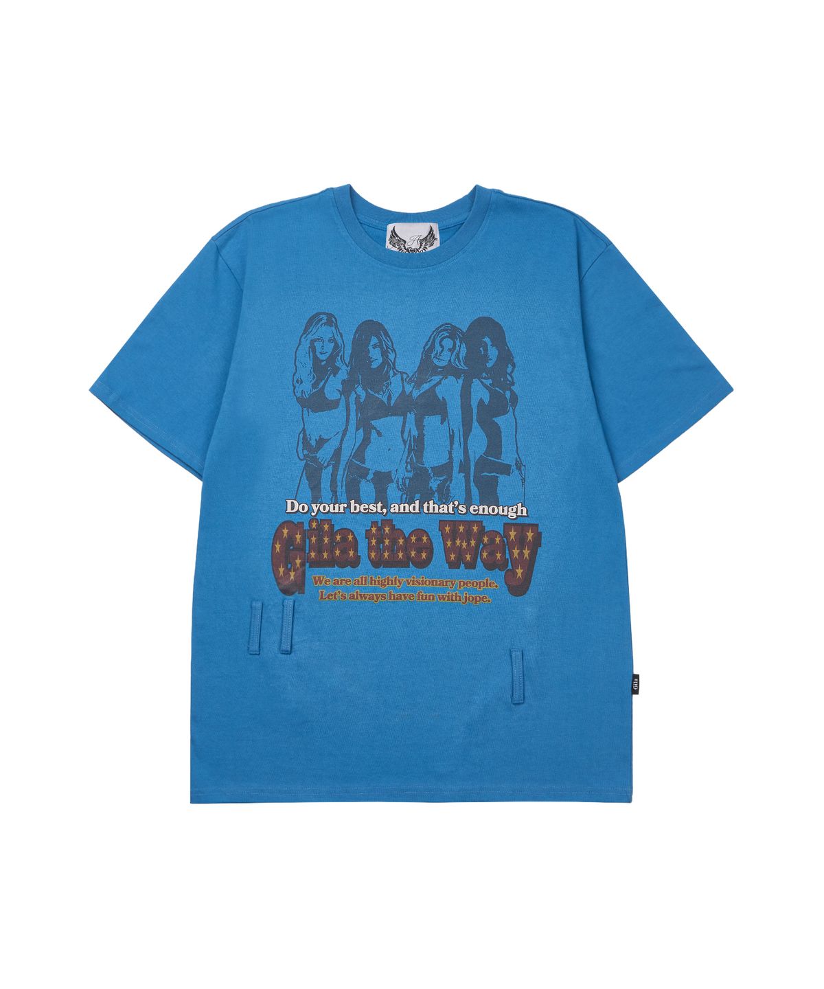 길라아카이브(GILAARCHIVE) GILA GIRLS OVERSIZE T-SHIRTS_BLUE