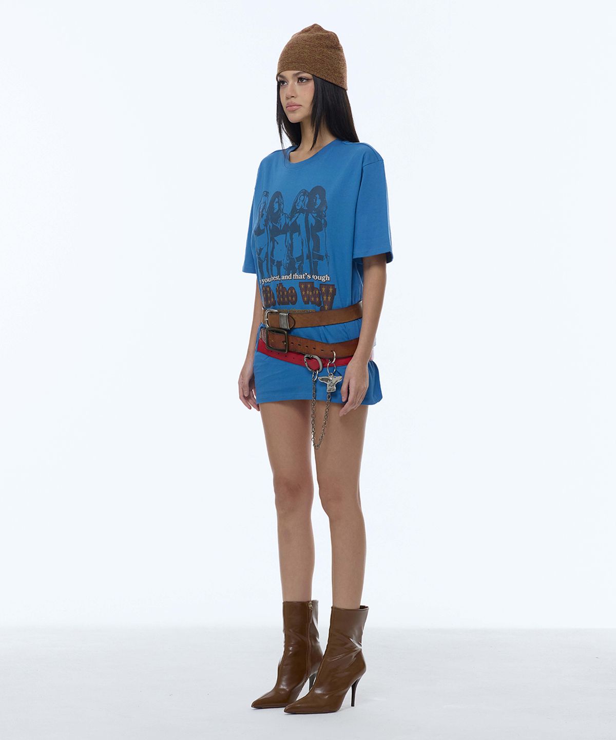 길라아카이브(GILAARCHIVE) GILA GIRLS OVERSIZE T-SHIRTS_BLUE