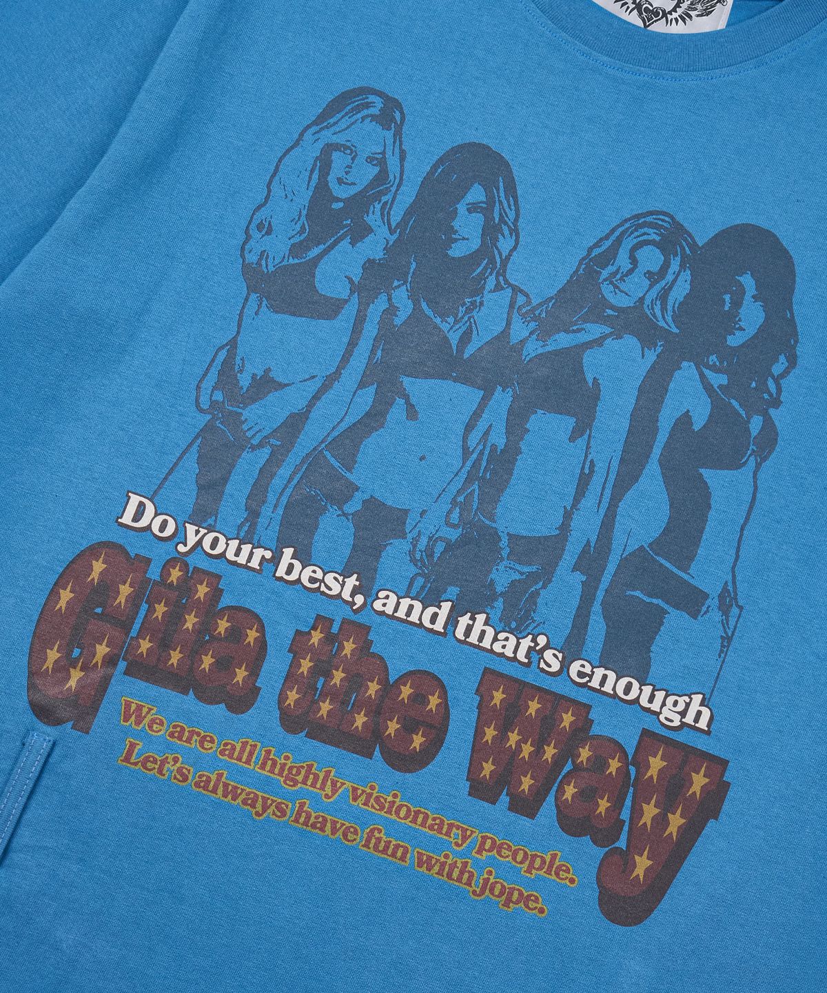 길라아카이브(GILAARCHIVE) GILA GIRLS OVERSIZE T-SHIRTS_BLUE