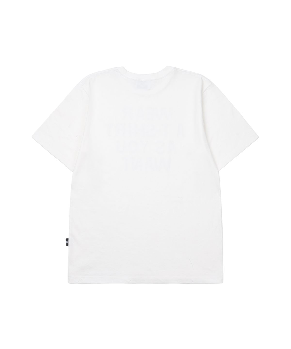길라아카이브(GILAARCHIVE) D.I.Y CUT-OFF OVERSIZE T-SHIRTS_WHITE