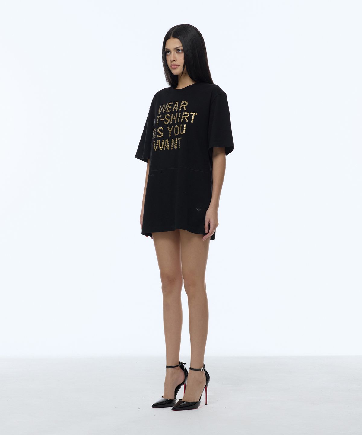 길라아카이브(GILAARCHIVE) D.I.Y CUT-OFF OVERSIZE T-SHIRTS_BLACK