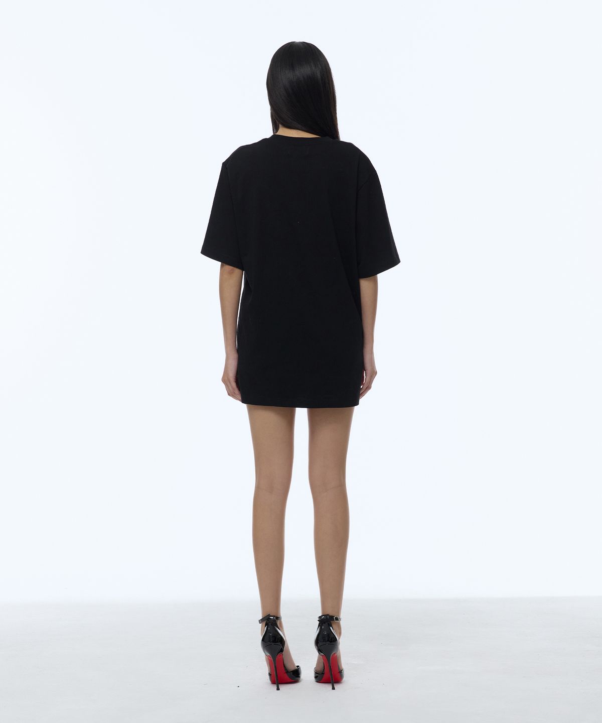 길라아카이브(GILAARCHIVE) D.I.Y CUT-OFF OVERSIZE T-SHIRTS_BLACK