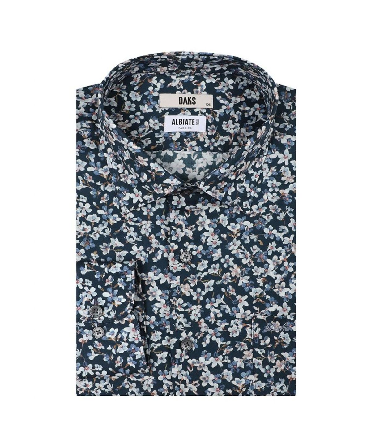 닥스셔츠(DAKS SHIRTS) 면100 플로럴 프린트 캐주얼 셔츠 레귤러핏_DLA1SHCL130N1