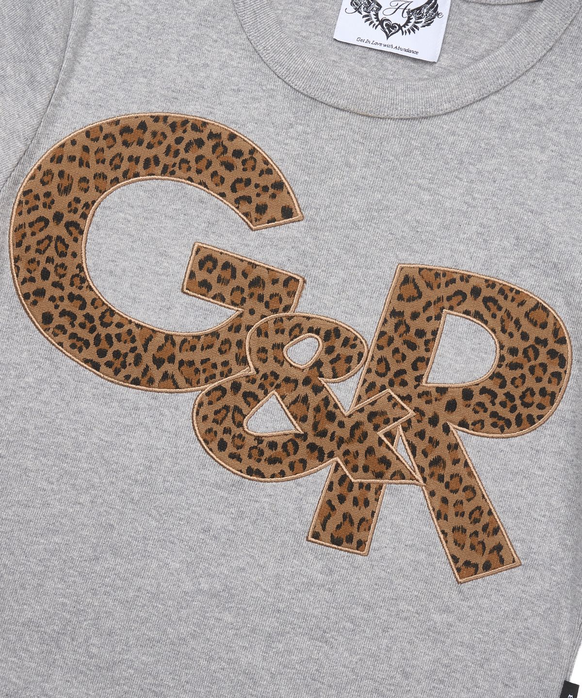 길라아카이브(GILAARCHIVE) G&R LOGO CROP TOP_GREY