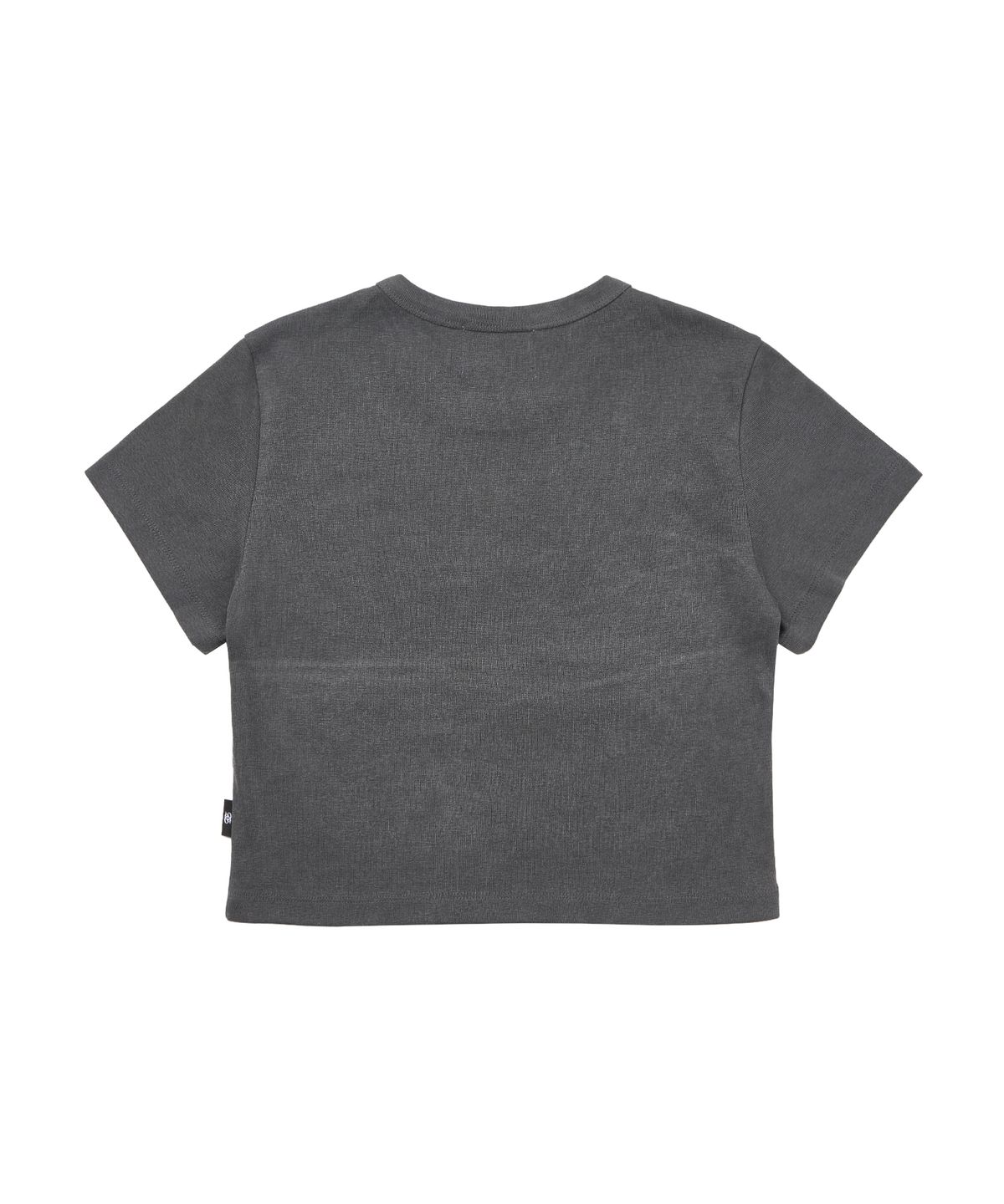 길라아카이브(GILAARCHIVE) G&R LOGO CROP TOP_CHARCOAL