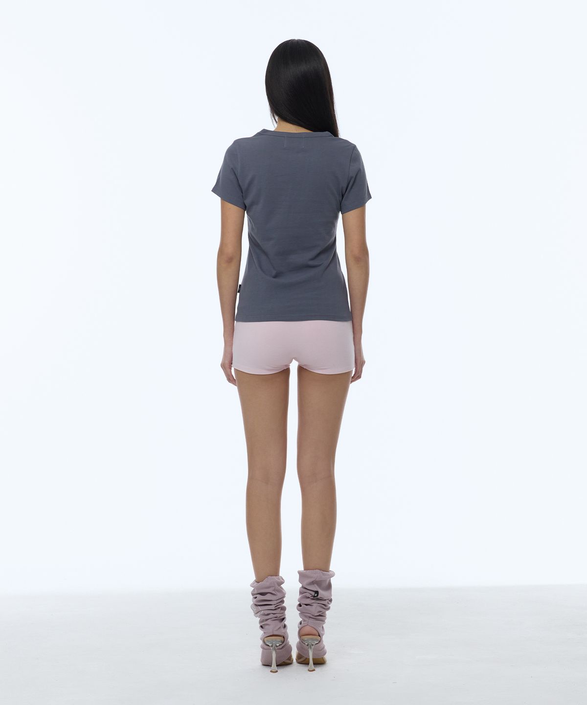 길라아카이브(GILAARCHIVE) DANGER GIRL CROP T-SHIRTS_NAVY