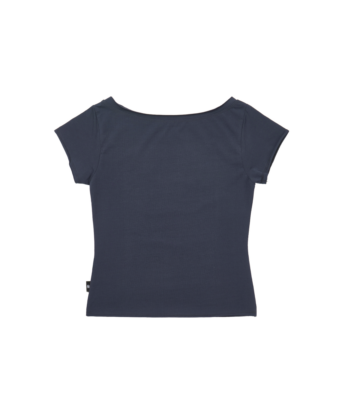 길라아카이브(GILAARCHIVE) SLOGAN BOAT NECK T-SHIRTS_NAVY