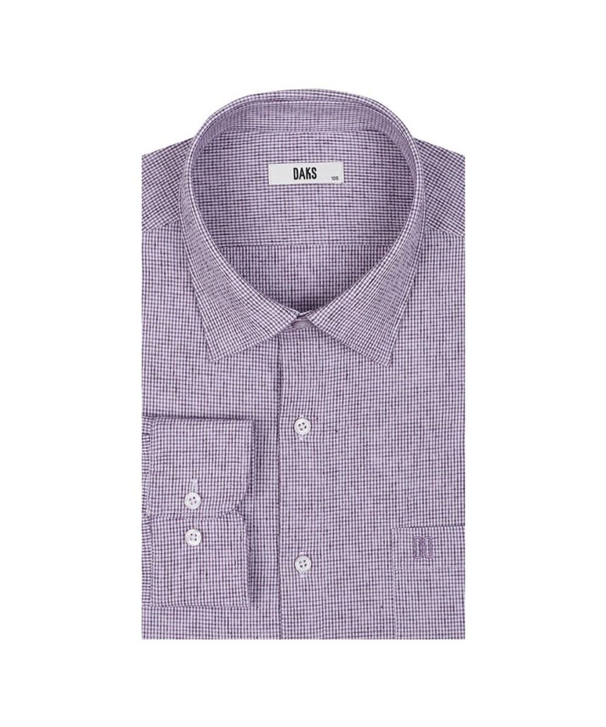 닥스셔츠(DAKS SHIRTS) 린넨혼방 셔츠 레귤러핏 바이올렛_DLS2SHCL102V1