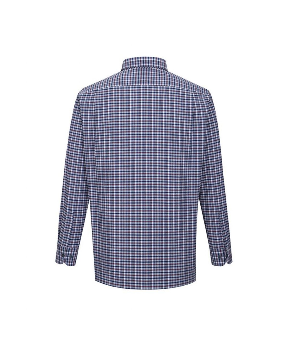 닥스셔츠(DAKS SHIRTS) 린넨혼방 스몰체크 셔츠 레귤러핏 블루_DLS2SHCL110B1