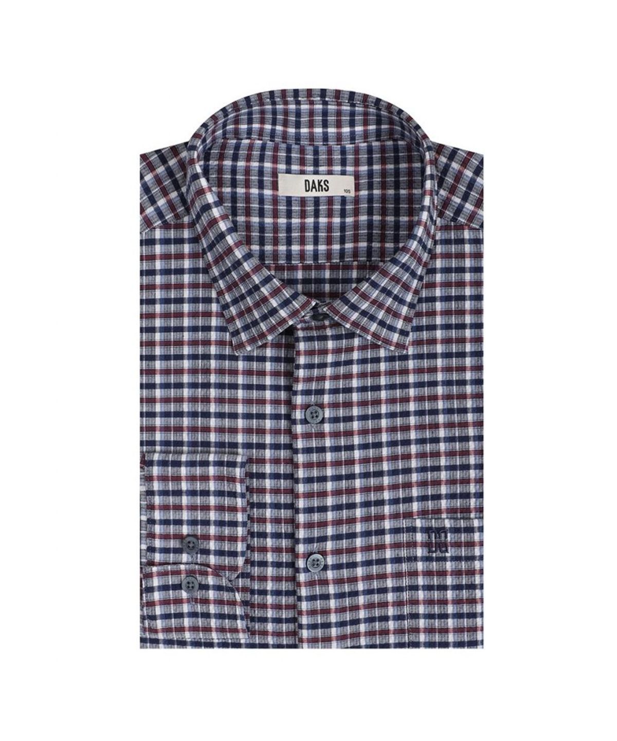 닥스셔츠(DAKS SHIRTS) 면혼방 스트레치 스몰체크 캐주얼셔츠 레귤러핏_DLS2SHCL410B1