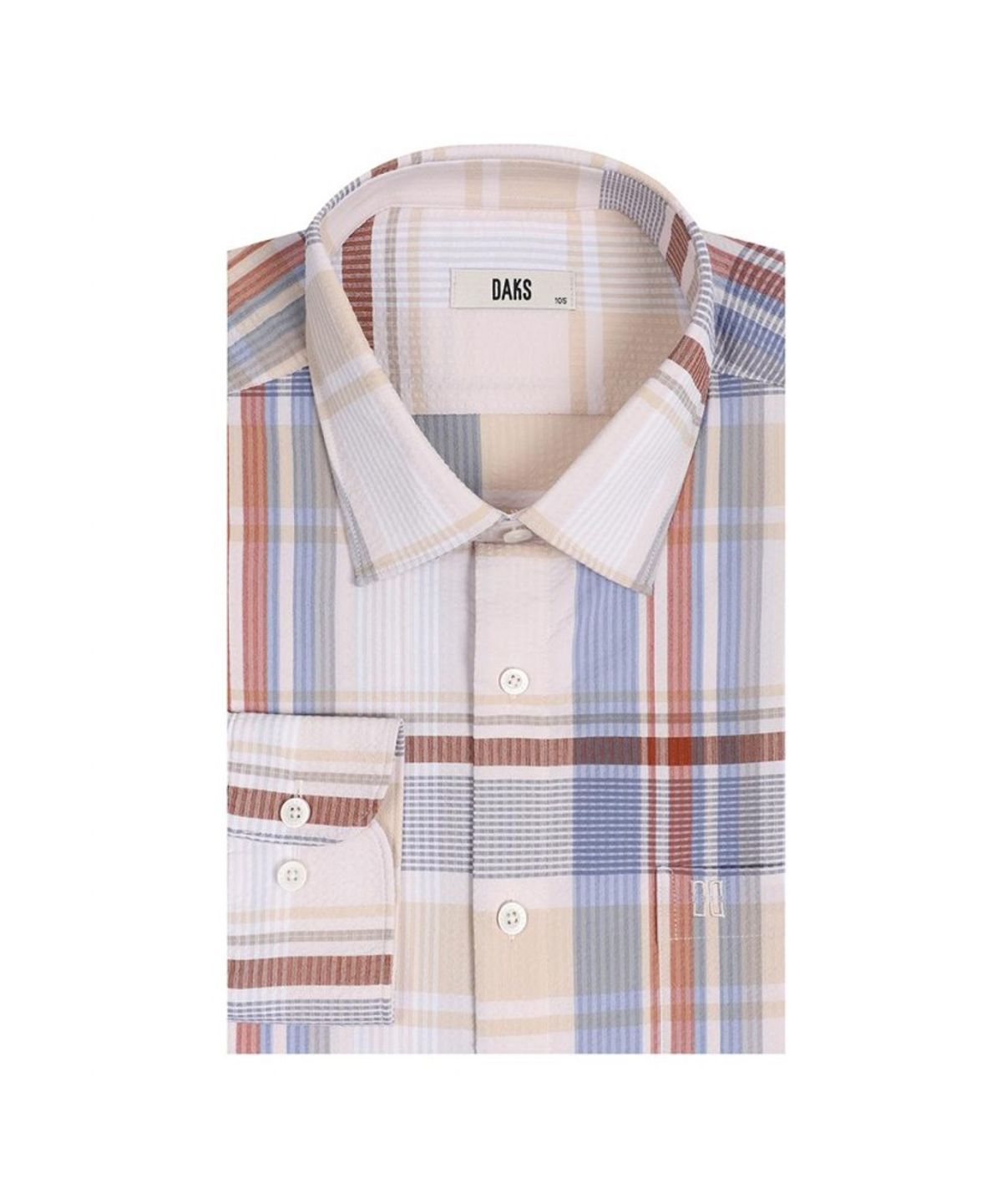 닥스셔츠(DAKS SHIRTS) 면혼방 스트레치 미디움체크 캐주얼셔츠 레귤러핏_DLS2SHCL430I1