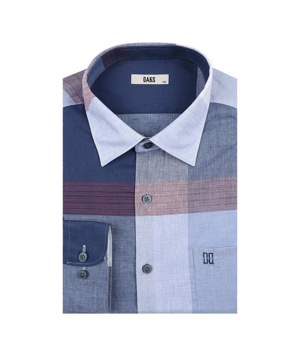 닥스셔츠(DAKS SHIRTS) 케어 린넨혼방 슈퍼빅체크셔츠_DMS3SHCL142N1