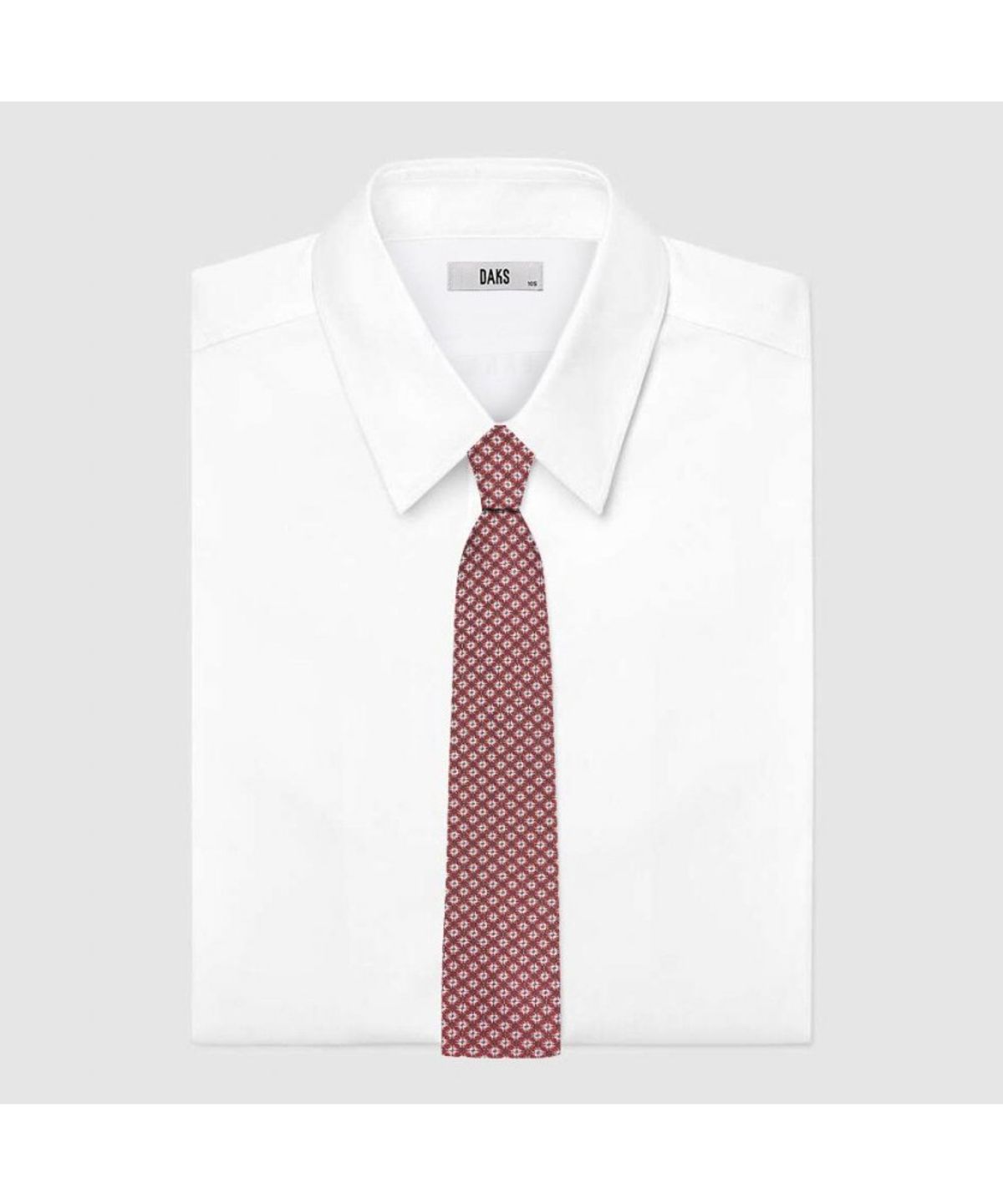 닥스셔츠(DAKS SHIRTS) 실크혼방 로얄 올오버 넥타이 오렌지_DKF1ACF1302O1