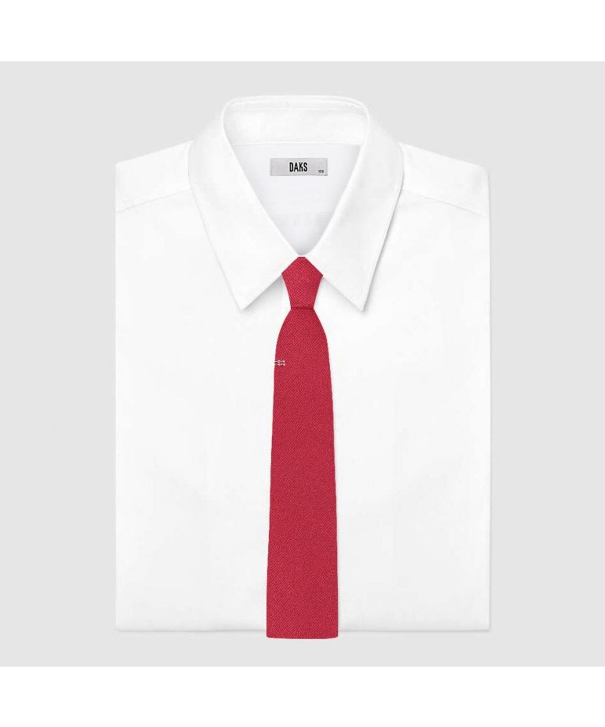 닥스셔츠(DAKS SHIRTS) 큐빅 원포인트 넥타이 레드_DLG1ACF1208R1