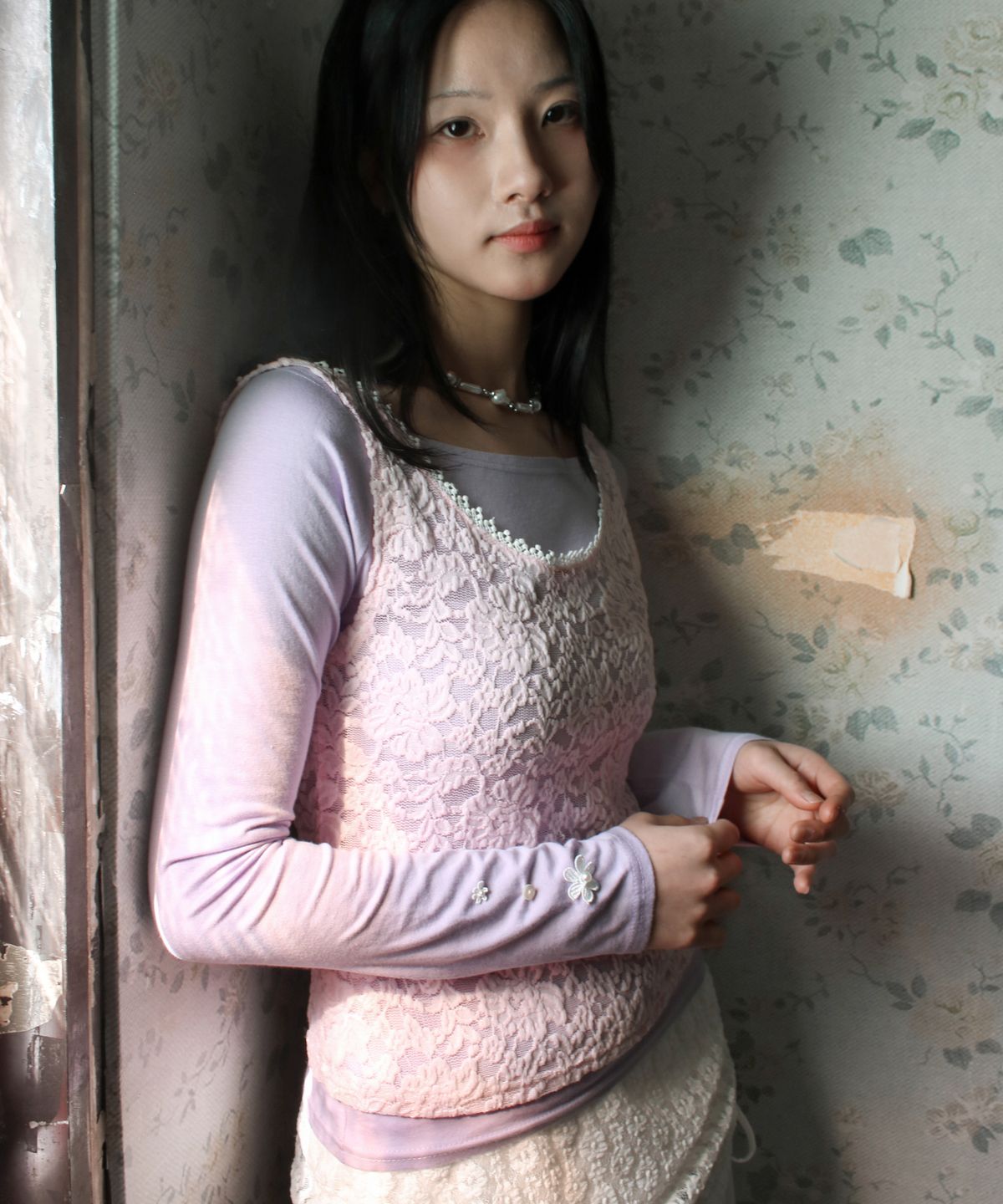 루바티(RUBATI) 사샤 레이스 쁘띠 뷔스티에_핑크
