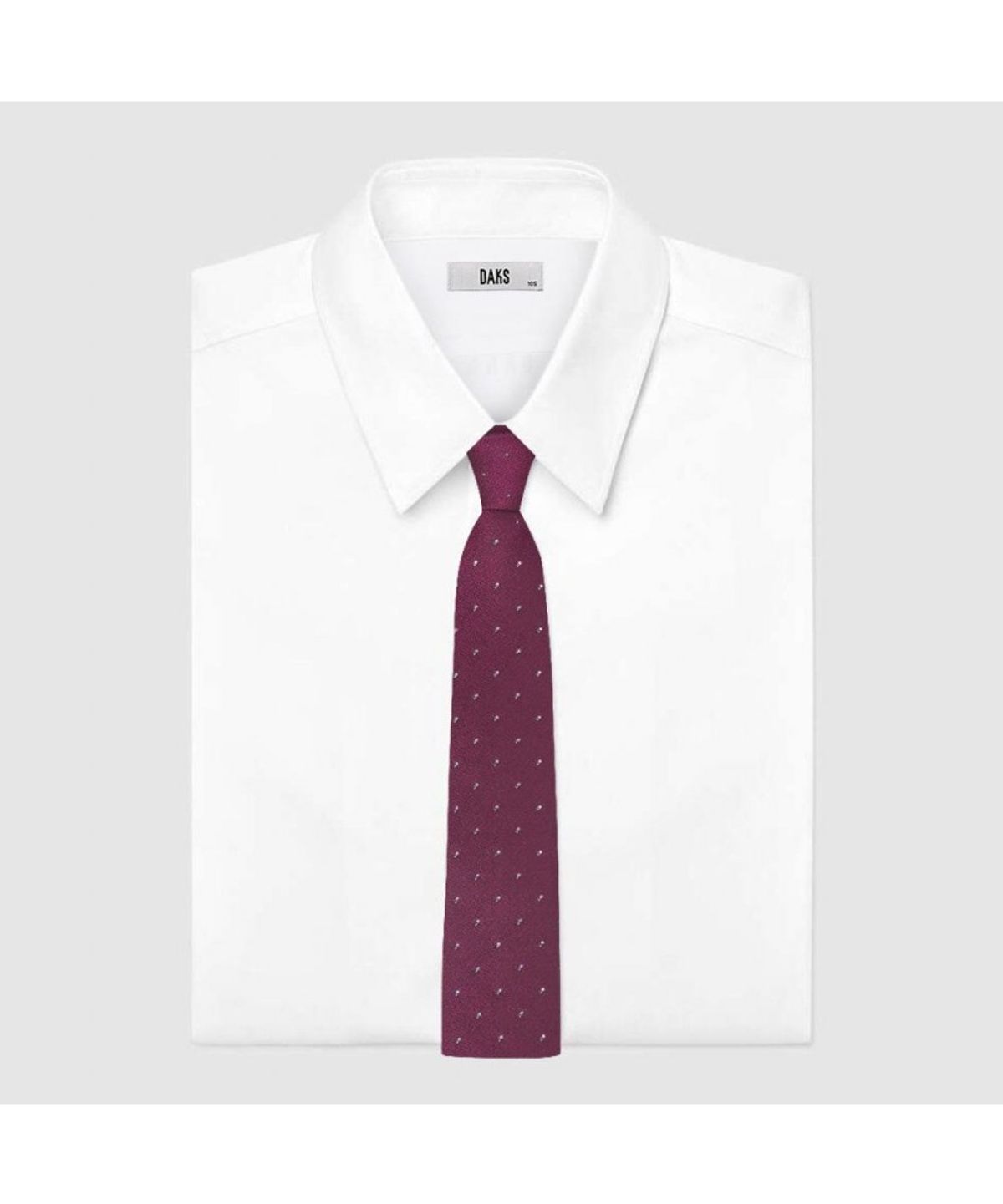 닥스셔츠(DAKS SHIRTS) 올오버 큐빅 패턴 넥타이 바이올렛_DLF1ACF1102V1