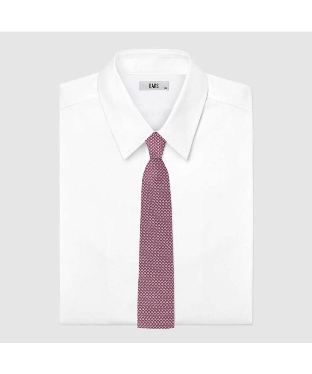 닥스셔츠(DAKS SHIRTS) 패턴 올오버 넥타이 바이올렛_DLF1ACF1225V1