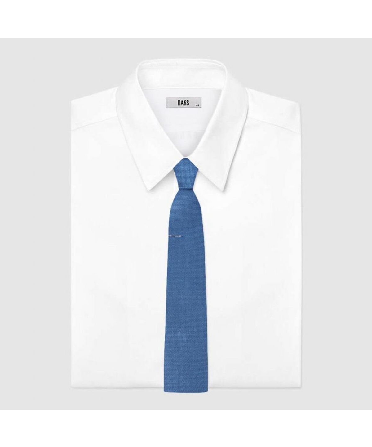 닥스셔츠(DAKS SHIRTS) 스몰 큐빅 원포인트 넥타이 블루_DLF1ACF1201B1