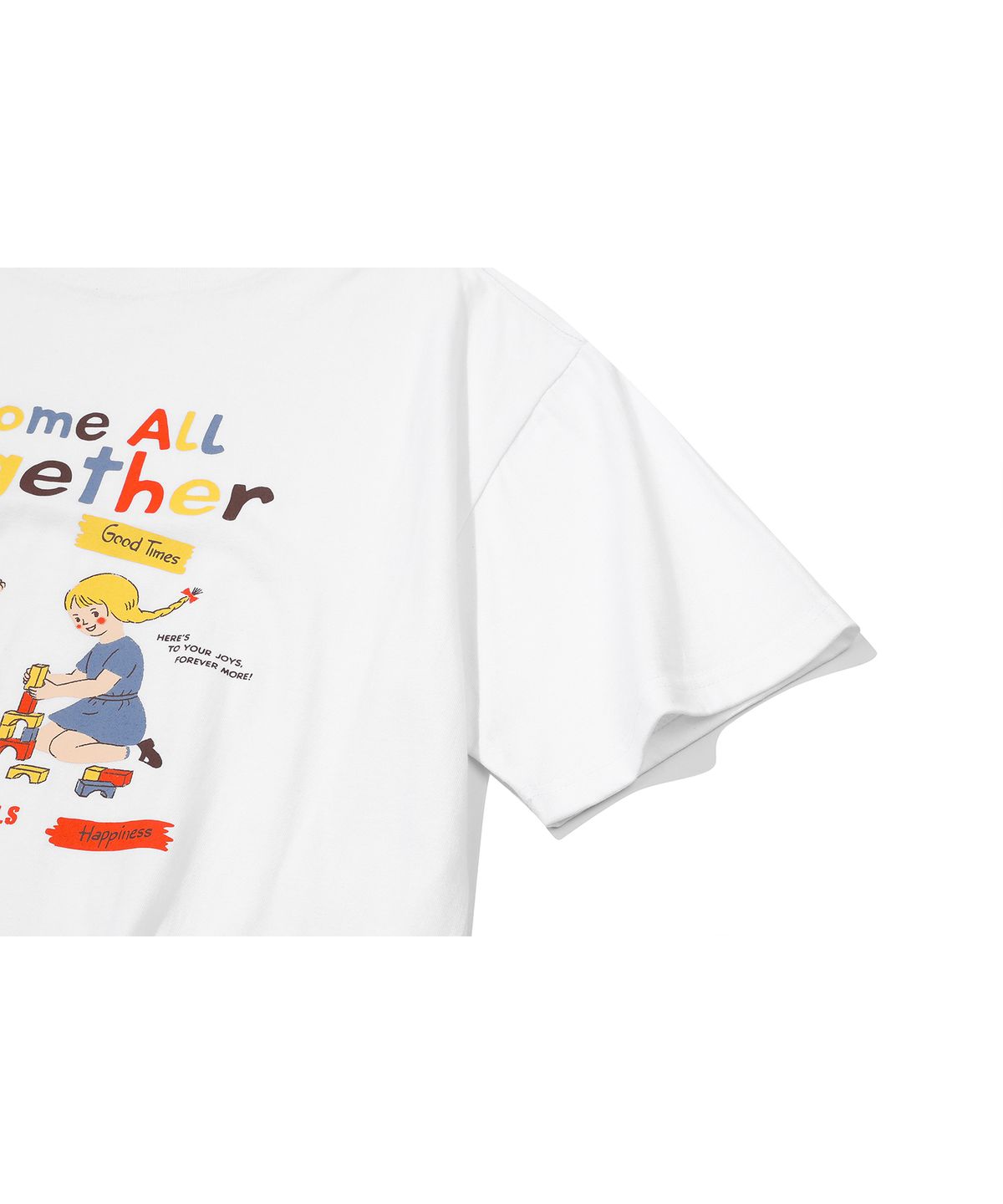 꼼파뇨(CPGN STUDIO) 플레이 타임 반팔티 화이트