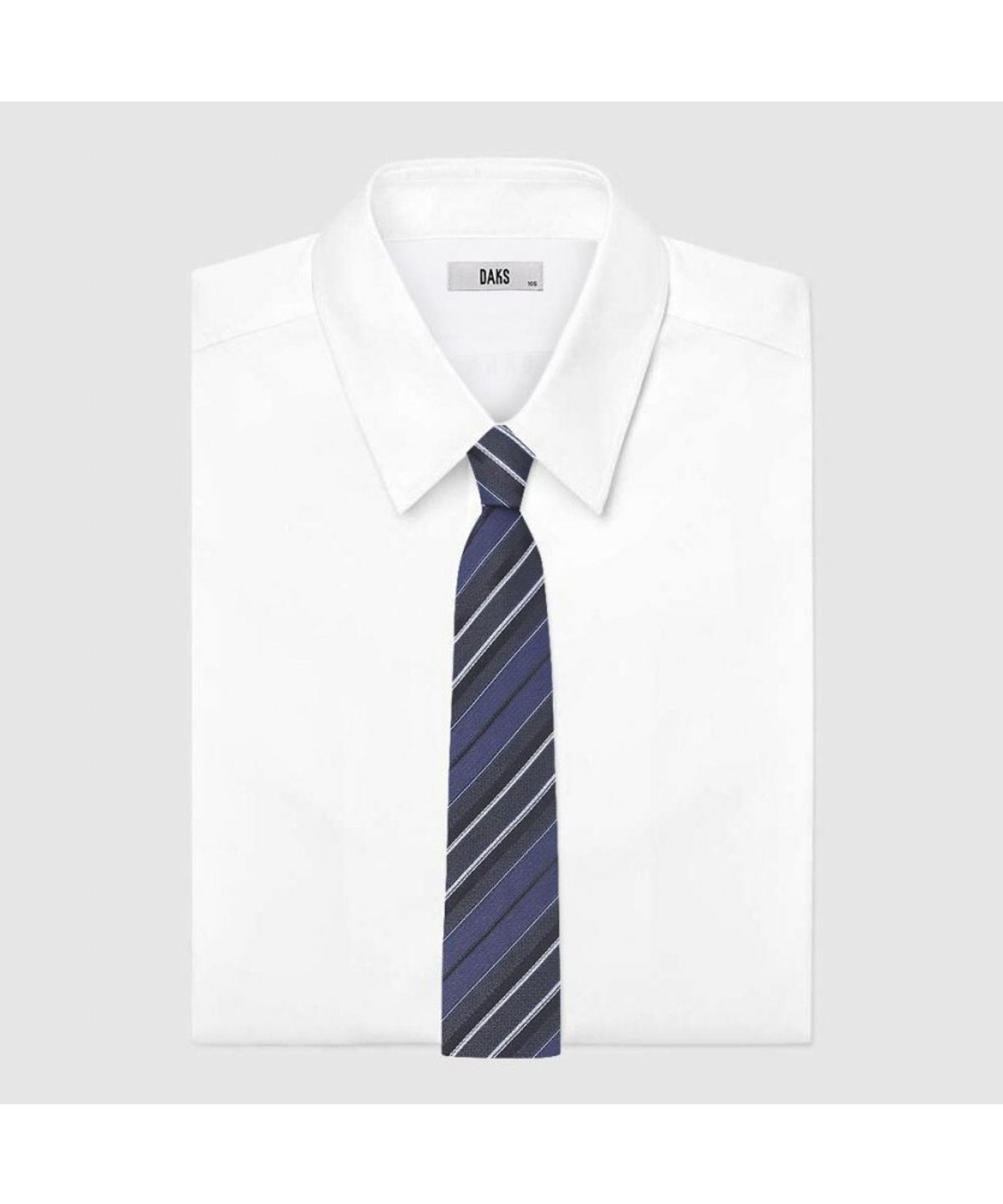 닥스셔츠(DAKS SHIRTS) 실크혼방 로얄 레지멘탈 넥타이_DLF1ACF1307N1
